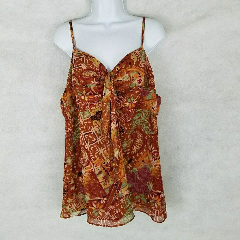 Plus Sized Lane Bryant spaghetti strap blouse